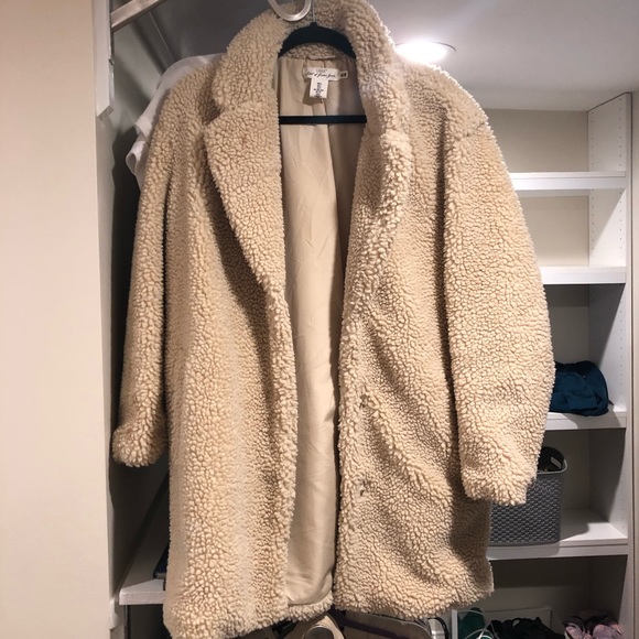 faux wool coat - Picture 1 of 3
